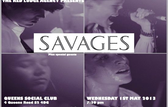 SAVAGES// SHEFFIELD QUEENS SOCIAL